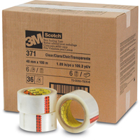 Rubans d'emballage Scotch 371, Adh&eacute;sif Thermofusible, 2 mils, 48 mm (1-22/25") x 100 m (328') Auto Electric Service Ltd.