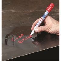 Marqueur pour surfaces huileuses Paint-Riter +, Liquide, Rouge Auto Electric Service Ltd.