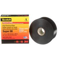 Ruban isolant en vinyle Super 88 Scotch, 38 mm (1-1/2") x 33 m (108'), Noir, 8,5 mils Auto Electric Service Ltd.