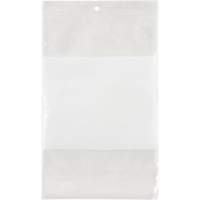 Sacs en poly avec espace inscriptible blanc, Refermable, 9" x 6", 2 mils Auto Electric Service Ltd.