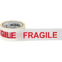 Ruban d'emballage Fragile, Adh&eacute;sif Thermofusible, 2 mils, 48 mm (2") x 100 m (328') Auto Electric Service Ltd.