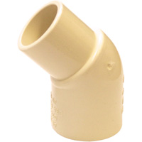 Raccord coude 45° m&acirc;le et femelle Flowguard Gold, Chantepleure x noeud, PVC-C, 1/2" Auto Electric Service Ltd.