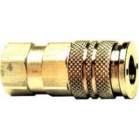 Automatic One-Handed Quick Disconnect, Brass, 1/4" x 3/8" Auto Electric Service Ltd.