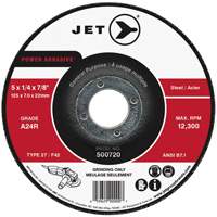 Meule POWER ABRASIVE, 4" x 1/4", Arbre 5/8", Type 27 Auto Electric Service Ltd.