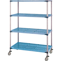 Shelving Unit, 4 Tiers, 36" W x 68" H x 18" D Auto Electric Service Ltd.