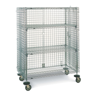 Wire Shelf Cart, Chrome Plated, 21-1/2" x 68-1/2" x 40", 500 lbs. Capacity Auto Electric Service Ltd.