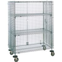Security Carts, Chrome Plated, 21-1/2" x 68-1/2 x 50-1/2", 500 lbs. Capacity Auto Electric Service Ltd.