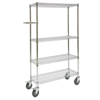 Push Cart, Chrome Plated, 30" x 60" x 14", 800 lbs. Capacity Auto Electric Service Ltd.