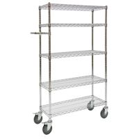Push Cart, Chrome Plated, 30' x 60" x 14", 800 lbs. Capacity Auto Electric Service Ltd.