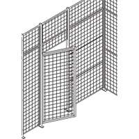Standard-Duty Wire Mesh Partition Swing Door, 3' W x 7' H Auto Electric Service Ltd.