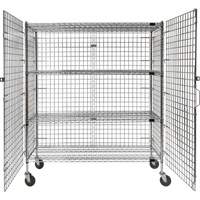 Security Cart, Chrome Plated, 60" x 69" x 24", 500 lbs. Capacity Auto Electric Service Ltd.