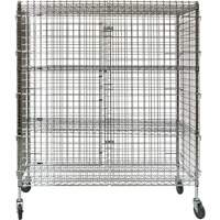 Security Cart, Chrome Plated, 60" x 69" x 24", 500 lbs. Capacity Auto Electric Service Ltd.