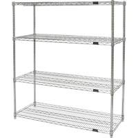 &eacute;tag&egrave;res robustes en treillis chromat&eacute;, Tiers 4, 36" la x 54" h x 24" p Auto Electric Service Ltd.