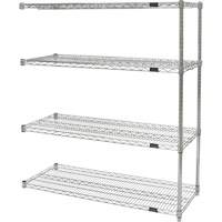 &eacute;tag&egrave;res robustes en treillis chromat&eacute;, Ensemble Ajout, Tiers 4, 36" la x 54" h x 24" p Auto Electric Service Ltd.