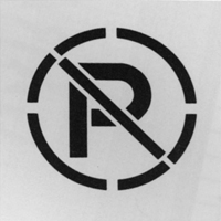 Pochoirs de symboles de s&eacute;curit&eacute;, Anglais, 15,5" x 15,5" Auto Electric Service Ltd.