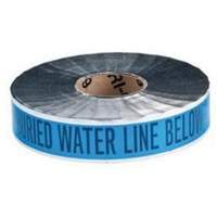 "Water Line" Identoline&reg; Underground Warning Tape, 2" W x 1000' L, Black on Blue Auto Electric Service Ltd.