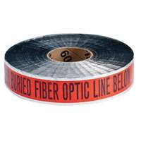 "Fiber Optic Line" Identoline&reg; Underground Warning Tape, 2" W x 1000' L, Black on Orange Auto Electric Service Ltd.
