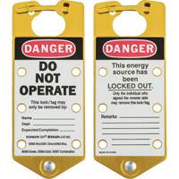 Labeled Lockout Hasps, Yellow Auto Electric Service Ltd.