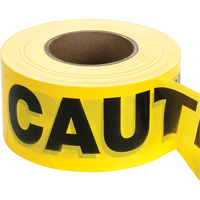 Barricade Tape, English, 3" W x 1000' L, 2 mils, Black on Yellow Auto Electric Service Ltd.