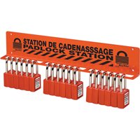 Unfilled Padlock Rack Station Auto Electric Service Ltd.
