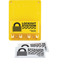 Compact Lockout Station, None Padlocks, 4 Padlock Capacity, Padlocks Not Included Auto Electric Service Ltd.