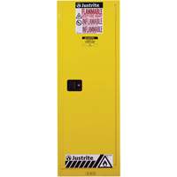 Armoire de s&eacute;curit&eacute; pour produits inflammables EX Slimline Sure-Grip , 22 gal., 1 Porte(s), 23,25" La x 65" h x 18" p Auto Electric Service Ltd.