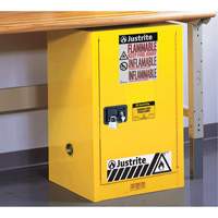 Armoire de s&eacute;curit&eacute; compacte pour produits inflammables EX Sure-Grip, 12 gal., 1 Porte(s), 23,25" La x 35" h x 18" p Auto Electric Service Ltd.