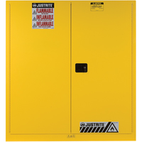 Armoires Sure-Grip EX pour entreposage de barils &agrave; la verticale, Capacit&eacute; de 60 gal. US, 2 barils, Jaune Auto Electric Service Ltd.