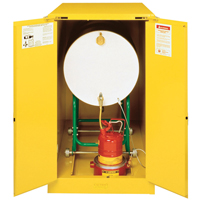 Armoires Sure-Grip EX pour entreposage de barils &agrave; l'horizontale, Capacit&eacute; de 55 gal. US, Jaune Auto Electric Service Ltd.