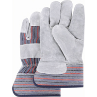 Split Back Premium Quality Fitters Gloves, Medium, Split Cowhide Palm, Cotton Inner Lining Auto Electric Service Ltd.