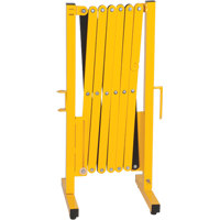 Expandable Barrier, 37" H x 11' L, Black/Yellow Auto Electric Service Ltd.
