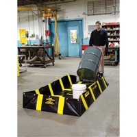 Bermes de confinement avec supports int&eacute;rieurs de parois QuickBerm , Capacit&eacute; 235 gal. US, 4' la x 8' lo x 12" h, Support &agrave; encliqueter Auto Electric Service Ltd.