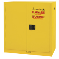 Armoire pour produits inflammables, 24 gal., 2 Porte(s), 43" La x 44" h x 12" p Auto Electric Service Ltd.