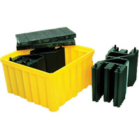 Ultra-IBC Spill Pallet&reg; with Drain, 400 US gal. Spill Capacity, 58.75" x 58.75" x 33" Auto Electric Service Ltd.