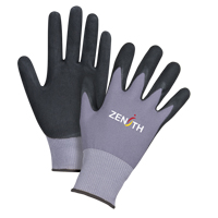 Gants ZX-1 de premi&egrave;re qualit&eacute; compatibles avec les &eacute;crans tactiles, 10/T-Grand, R&ecirc;vetement Nitrile/Mousse de nitrile, Calibre 15, Enveloppe en Nylon Auto Electric Service Ltd.