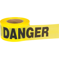 "Danger" Barricade Tape, Bilingual, 3" W x 1000' L, 1.5 mils, Black on Yellow Auto Electric Service Ltd.