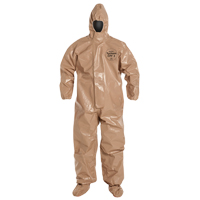 Tychem&reg; 5000 Protective Hooded Coveralls, Small, Brown Auto Electric Service Ltd.