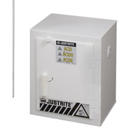 Solid Polyethylene Acid Cabinets, 6 x 0.66043 Gal., 17" x 22" x 17" Auto Electric Service Ltd.