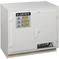 Solid Polyethylene Acid Cabinets, 6 x 0.66043 Gal., 36" x 35.75" x 21.75" Auto Electric Service Ltd.