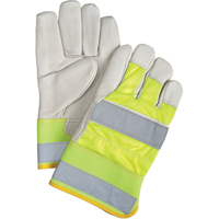 Yellow High-Visibility Superior Warmth Fitters Gloves, Large, Grain Cowhide Palm, Thinsulate Inner Lining Auto Electric Service Ltd.