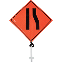 Narrow Road Pole Sign, 24" x 24", Vinyl, Pictogram Auto Electric Service Ltd.