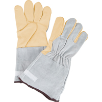 Standard-Duty Snug Wrist Work Gloves, Large, Grain Cowhide Palm Auto Electric Service Ltd.