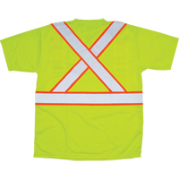 CSA Compliant T-Shirt, Polyester, Medium, High Visibility Lime-Yellow Auto Electric Service Ltd.