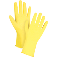 Premium Canary Yellow Chemical-Resistant Gloves, Size Small/7, 12" L, Rubber Latex, Flock-Lined Inner Lining, 15-mil Auto Electric Service Ltd.