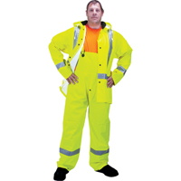 RZ900 Premium Traffic Rain Suit, Polyester/PVC, Medium, Lime-Yellow Auto Electric Service Ltd.