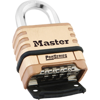 ProSeries&reg; Combination Padlock, Silver, Brass Coating, 2-1/4" Width Auto Electric Service Ltd.