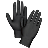 Heavyweight Tactile Grip Examination Gloves, Medium, Nitrile, 8-mil, Powder-Free, Black Auto Electric Service Ltd.