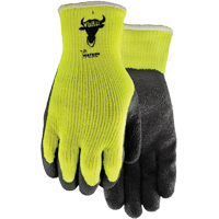 Gants Visibull 330, 7/Petit, R&ecirc;vetement Latex de caoutchouc, Enveloppe en Polyester Auto Electric Service Ltd.