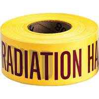 Barricade Tape, English, 3" W x 1000' L, 3 mils, Magenta on Yellow Auto Electric Service Ltd.