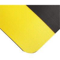 Corrugated Switchboard Matting No.702, 3' W x 20' L, 1/4" Thickness, Black/Yellow, PVC Auto Electric Service Ltd.